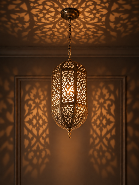 Ottoman Heritage Handcrafted Pure Brass Chandelier
