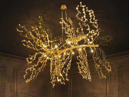 Anatolian Golden Blossom Chandelier