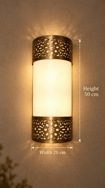 Amber Blossom Wall Light
