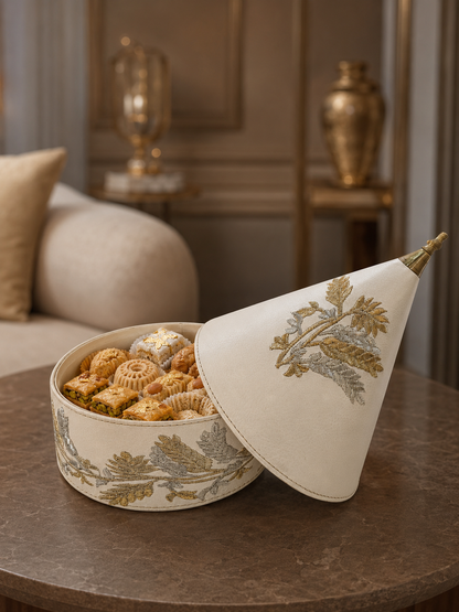 Moroccan Handmade Embroidered Wedding Gift Box M176 (02)