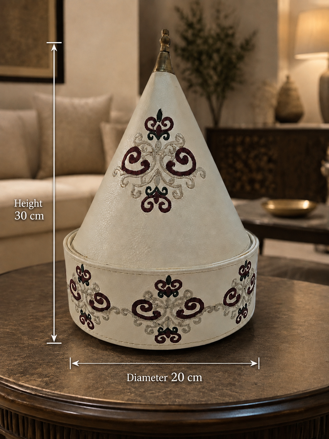Moroccan Handmade Embroidered Wedding Gift Box M176 (01)