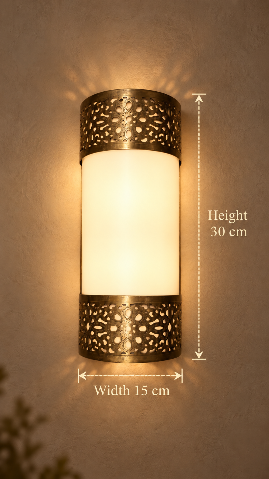 Amber Blossom Wall Light