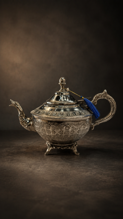Moroccan Heritage Hand-Engraved Teapot - M103