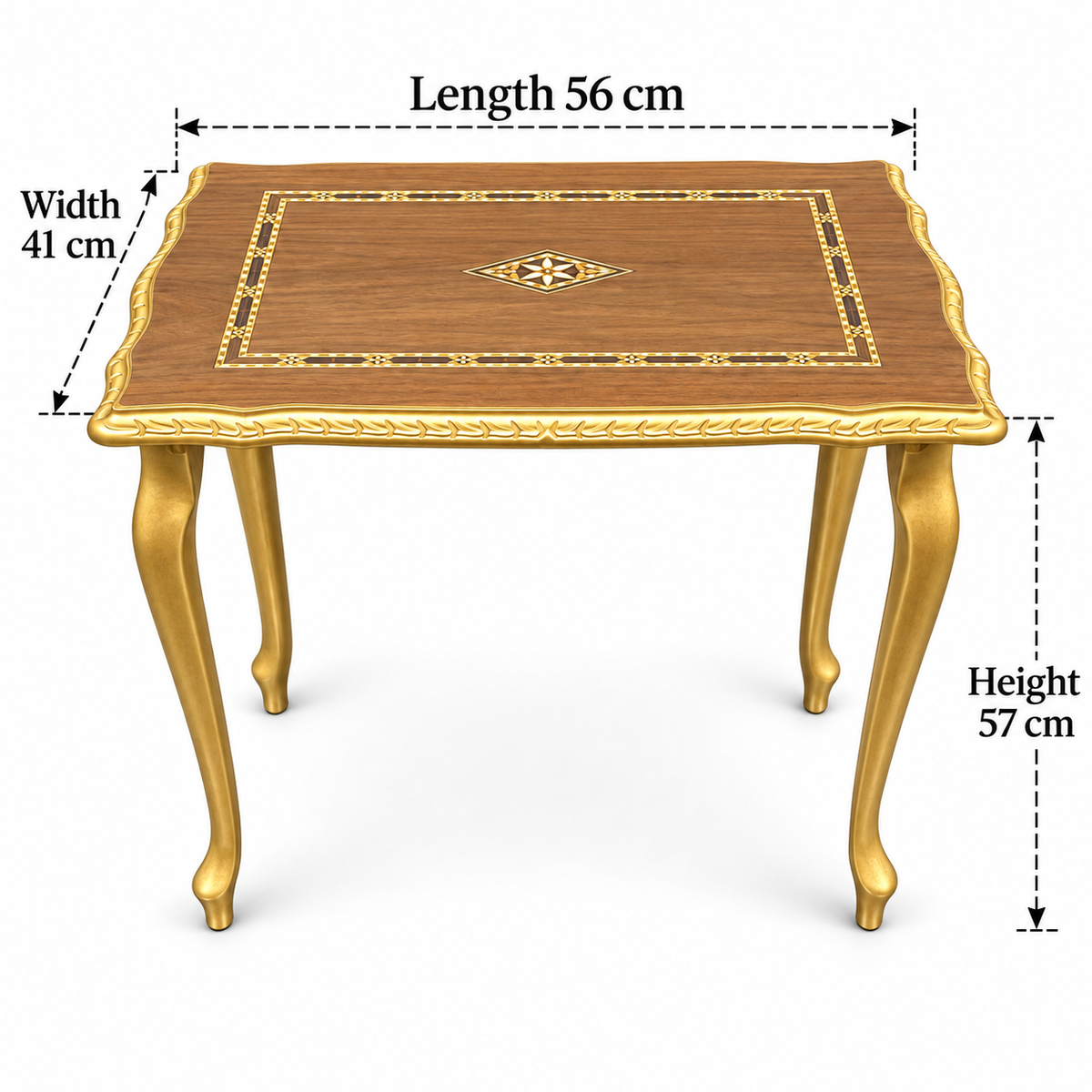 Ottoman Heritage Mosaic Nesting Table Set 4in1