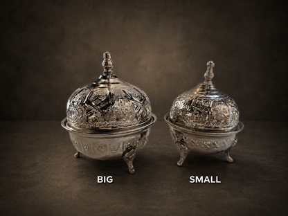 Moroccan Engraved Artisan Sugar Box Small M131