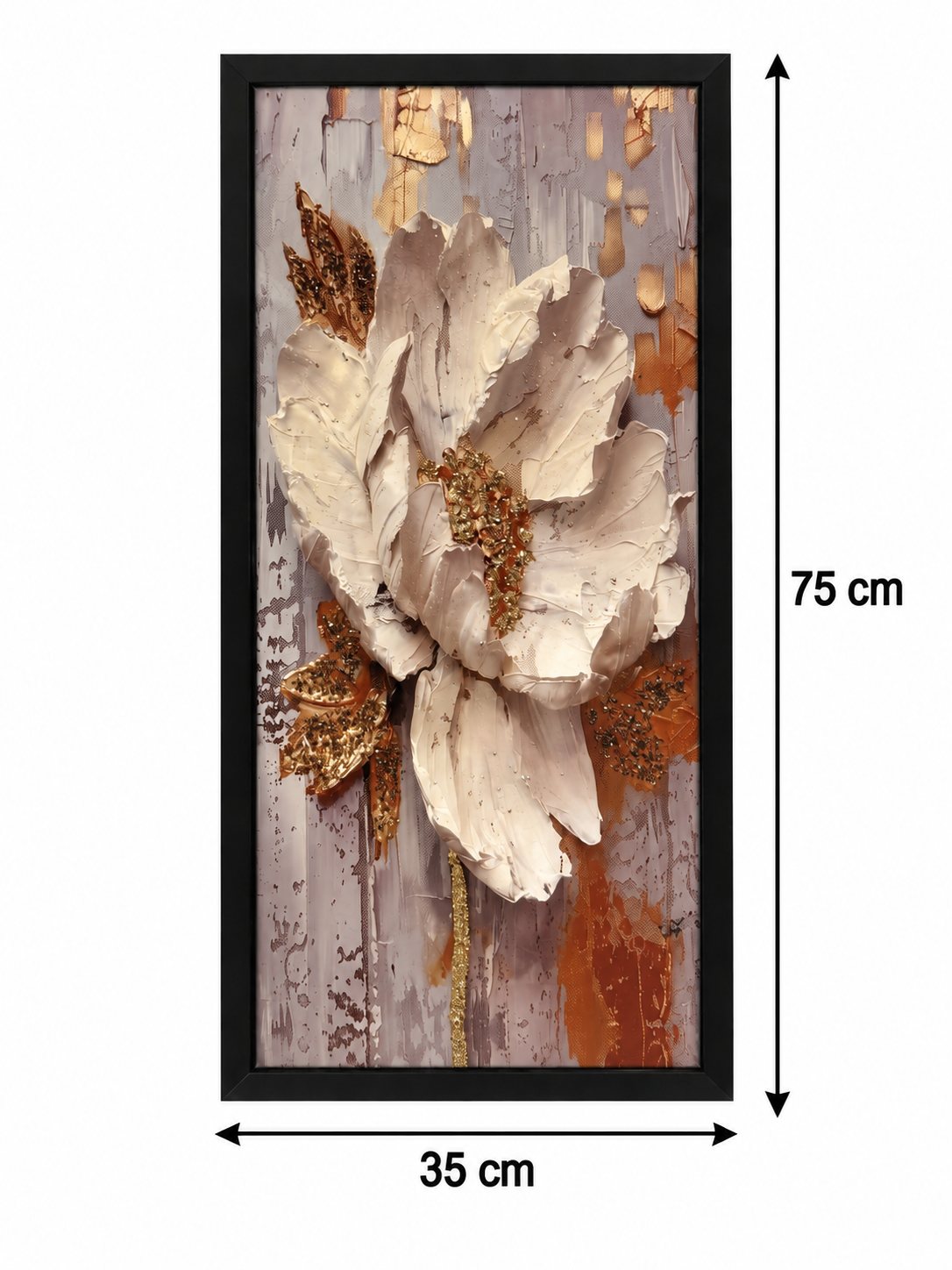 Bronze Ivory Bloom 3-in-1 Wall Art Frame