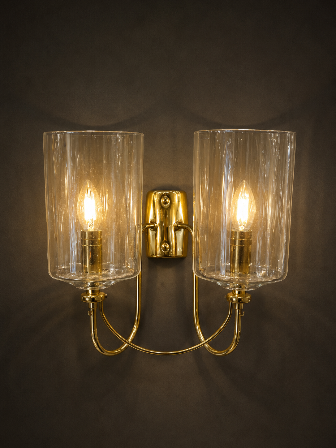 Golden Harmony Duo Wall Light