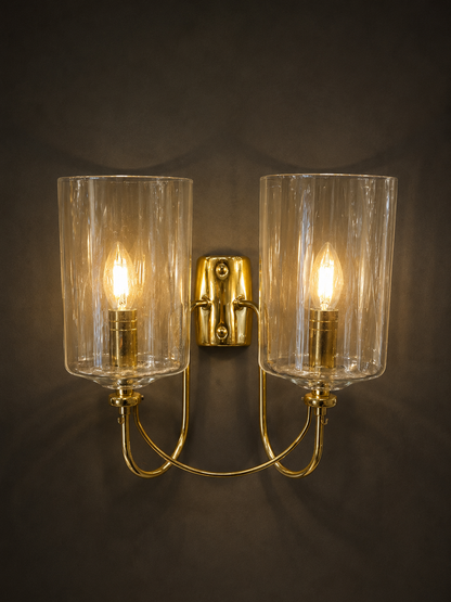 Golden Harmony Duo Wall Light
