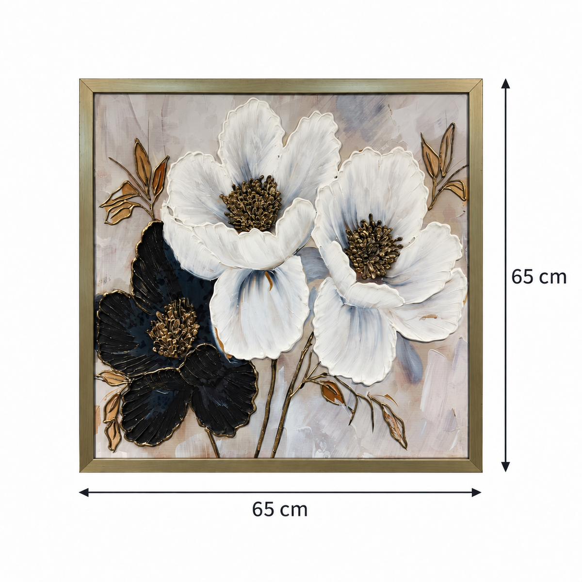 Golden Poppy Harmony 3-in-1 Wall Art Frame