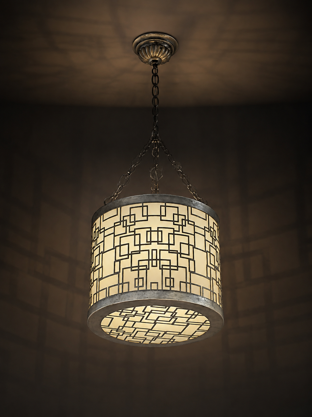 Ottoman Geometric Ceiling Lantern