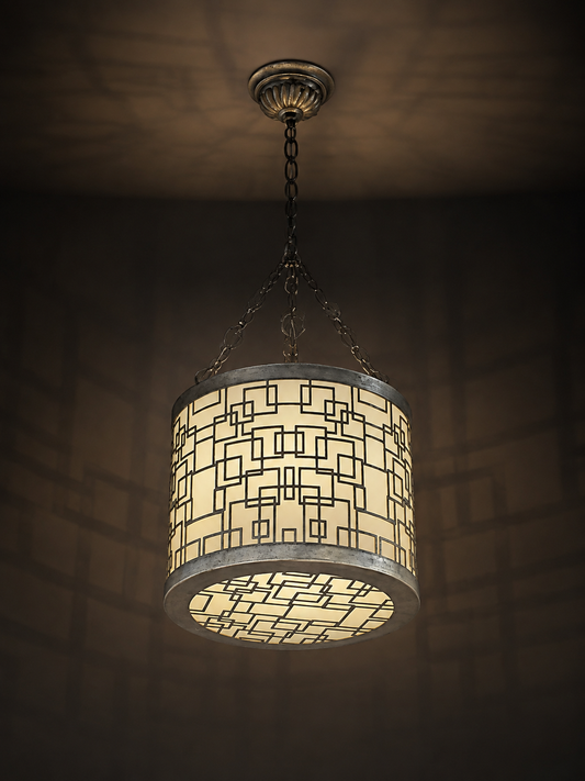 Ottoman Geometric Ceiling Lantern