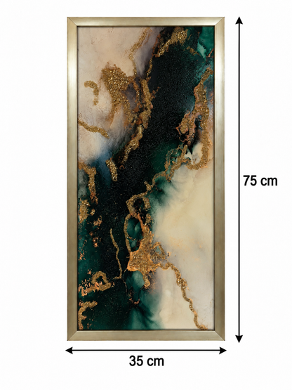 Emerald Blossom 3-in-1  Wall Art Frame
