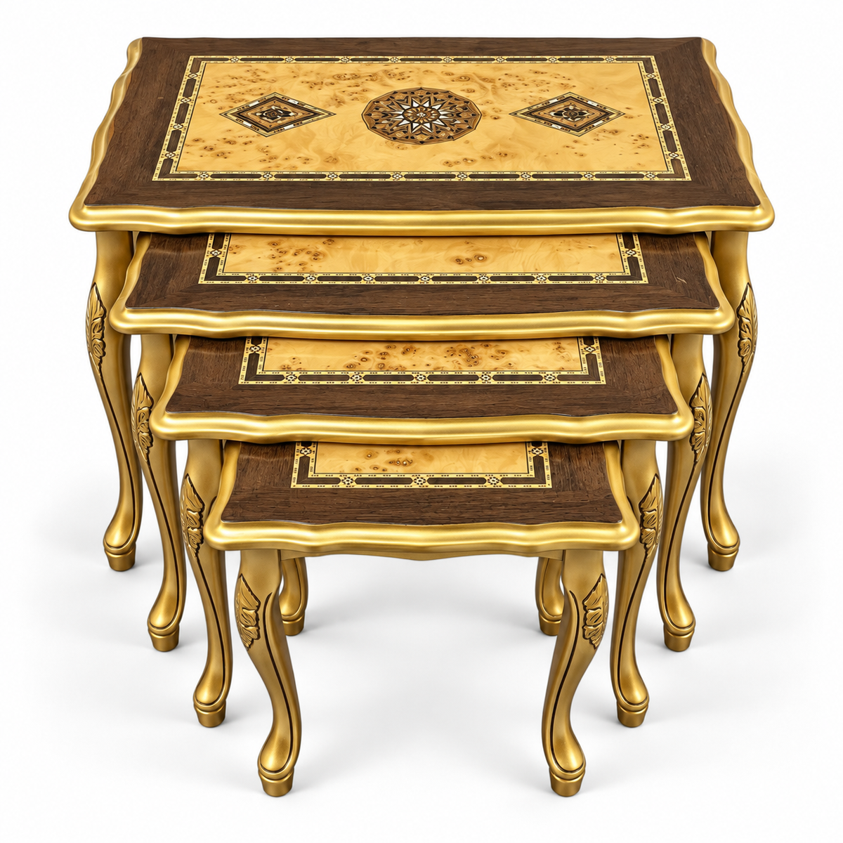 Anatolian Star Mosaic Nesting Tables 4in1