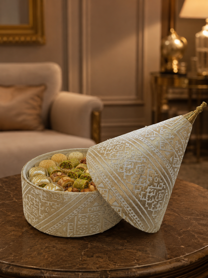 Moroccan Handmade Embroidered Wedding Gift Box M176 (04)