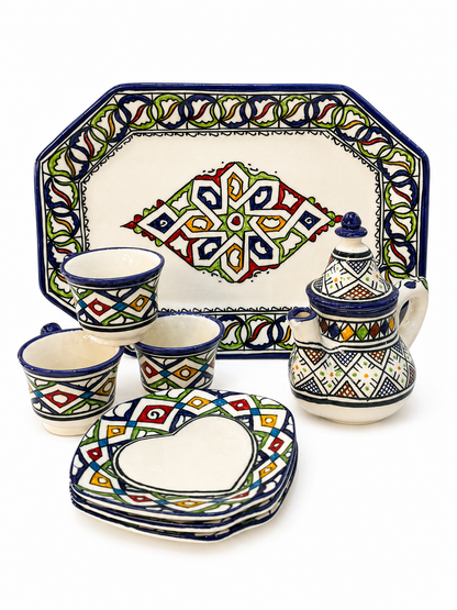 Fez Heritage Geometric Coffee Set (01)