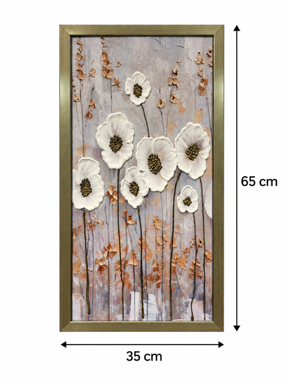 Golden Poppy Harmony 3-in-1 Wall Art Frame