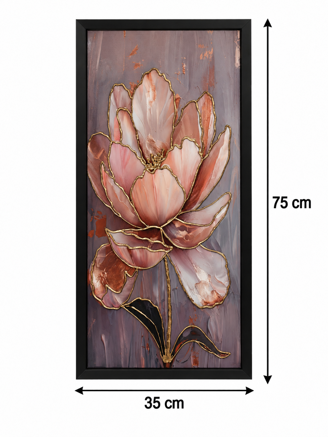 Blush Blossom Harmony 3-in-1 Wall Art Frame