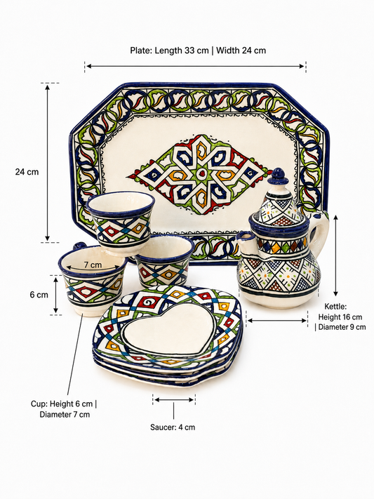 Fez Heritage Geometric Coffee Set (01)