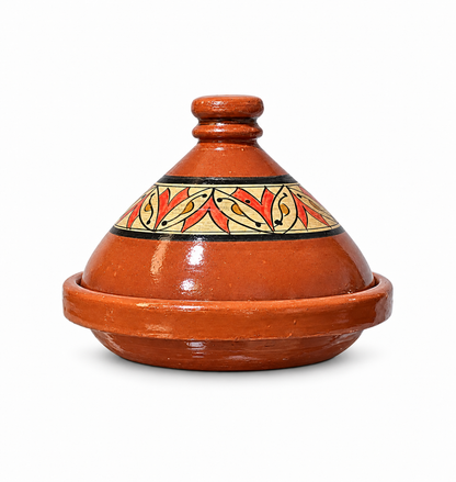 Hand-Painted Moroccan Clay Tajine (Ds03)