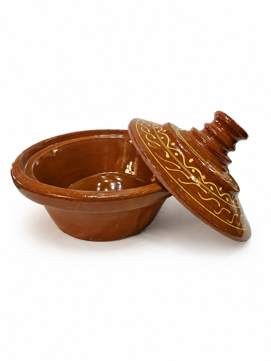 Hand-Painted Moroccan Clay Tajine (Ds02)