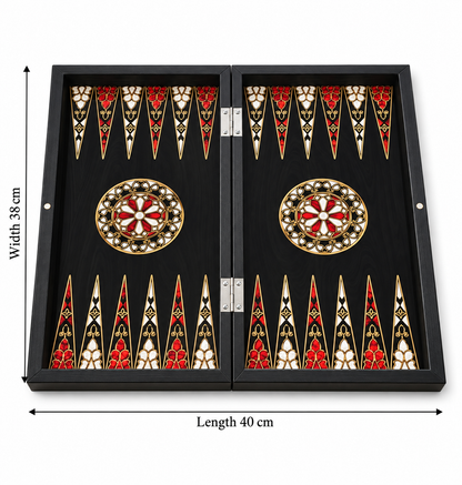 Turkish Heritage 2-in-1 Chessboard & Backgammon Set (Ds01)