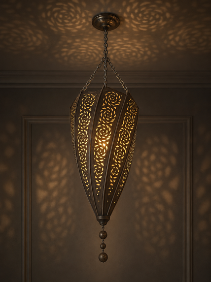 Spiral Teardrop Lantern