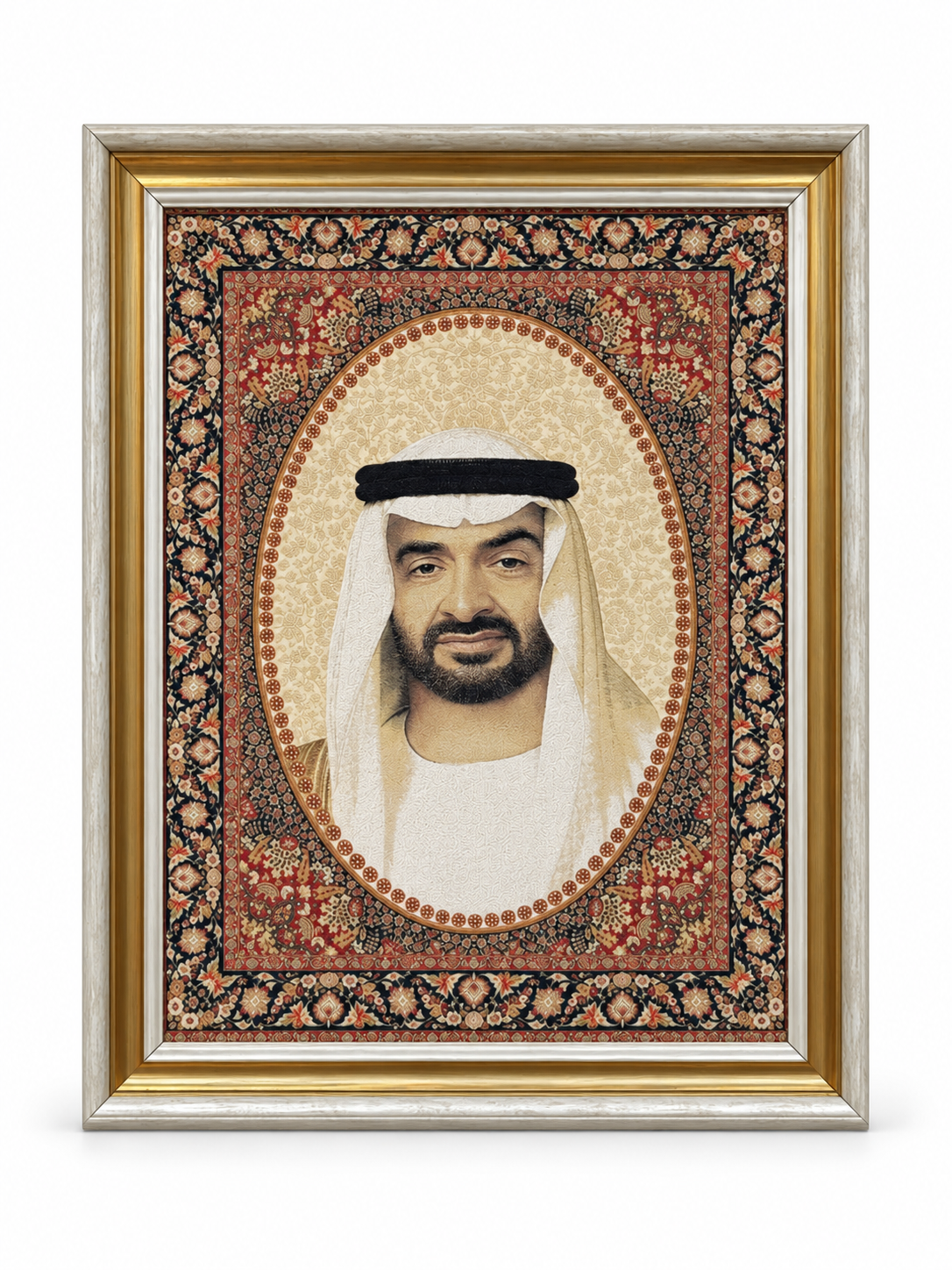 Sheik Mohammed bin Zayed Al Nayan Portrait - Decorative Wall Hanging (75x55cm)