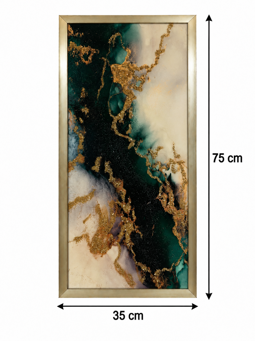 Emerald Blossom 3-in-1  Wall Art Frame