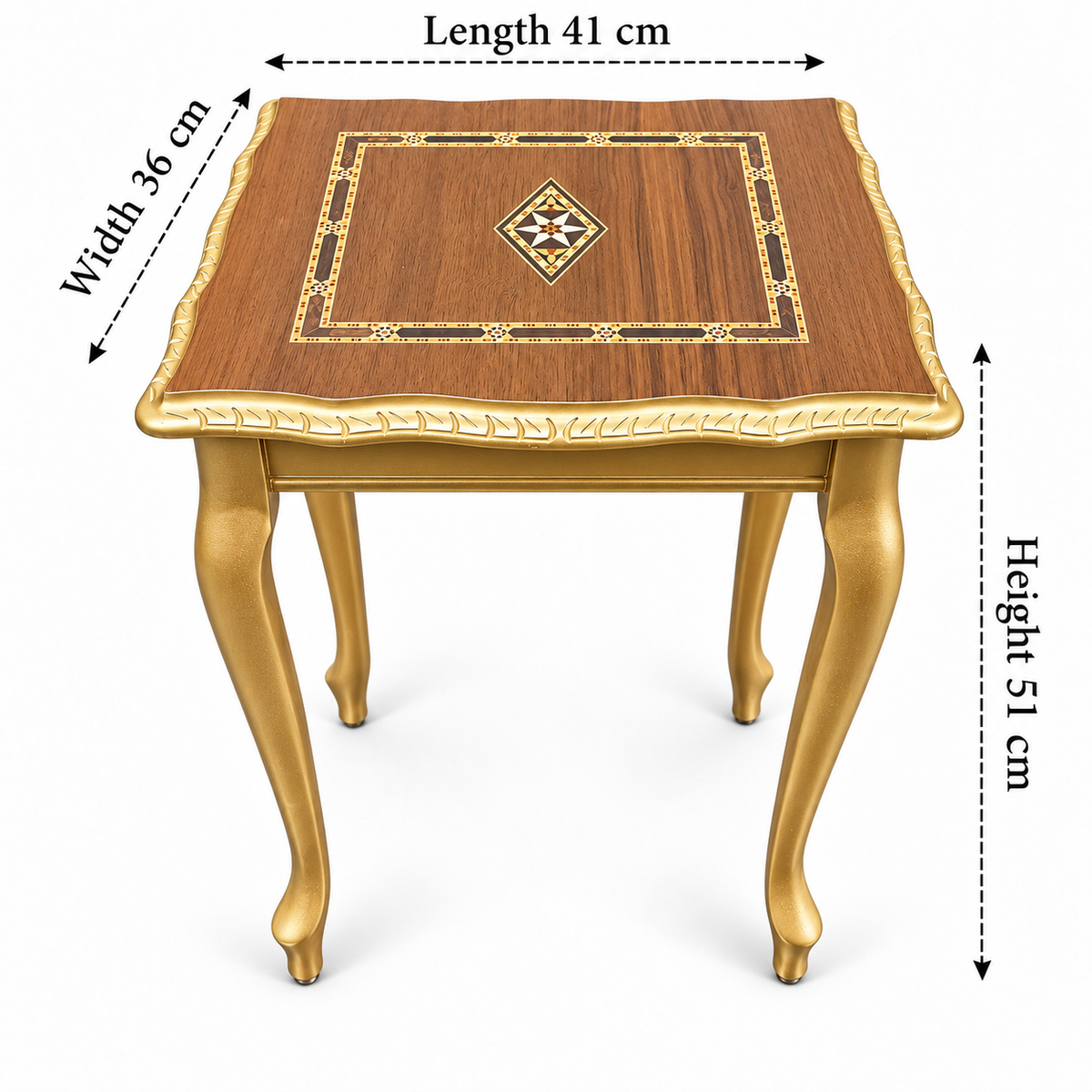 Ottoman Heritage Mosaic Nesting Table Set 4in1