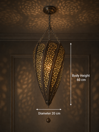 Spiral Teardrop Lantern