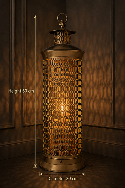 Ottoman Shadow Cast Floor Lantern