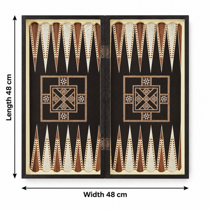 Anatolian Mosaic Handcrafted Backgammon Set