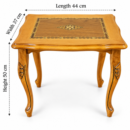 Anatolian Heritage Hand-Carved Beechwood Nesting Table Set 4in1