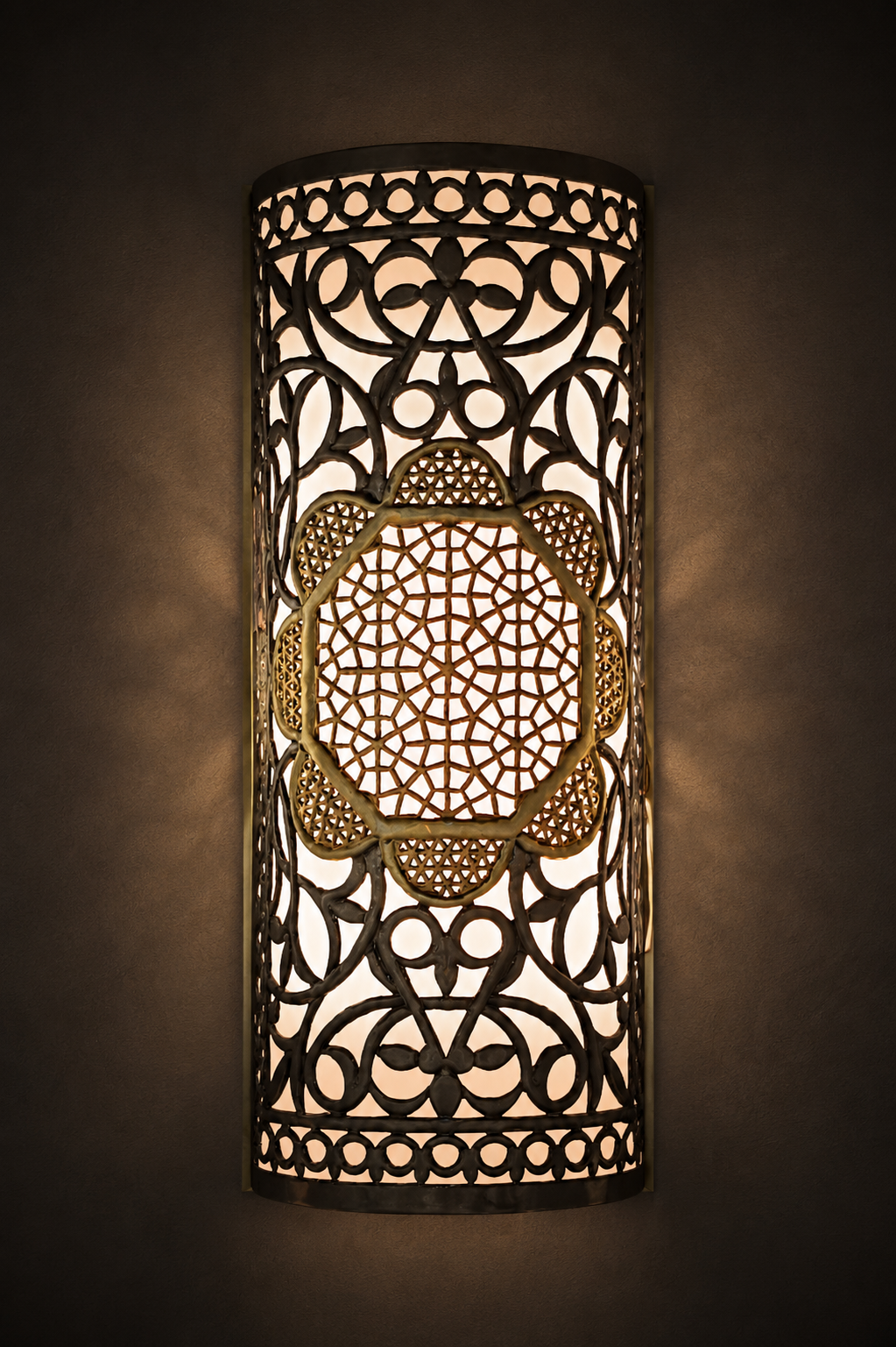 Bursa Rosette Cylinder Wall Light - Big