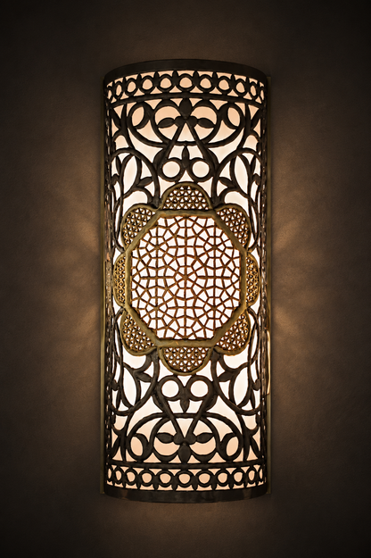 Bursa Rosette Cylinder Wall Light - Big