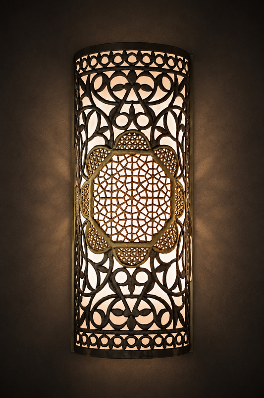 Bursa Rosette Cylinder Wall Light - Small