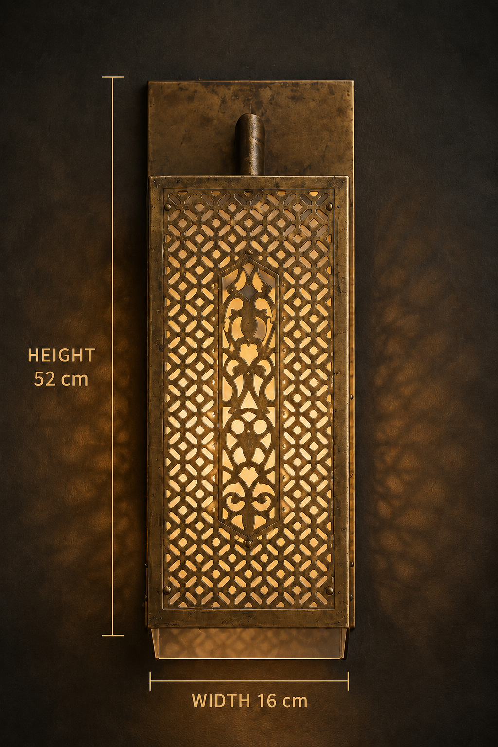 Anatolian Lattice Wall Lantern