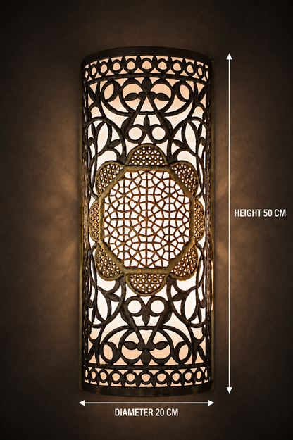 Bursa Rosette Cylinder Wall Light - Small