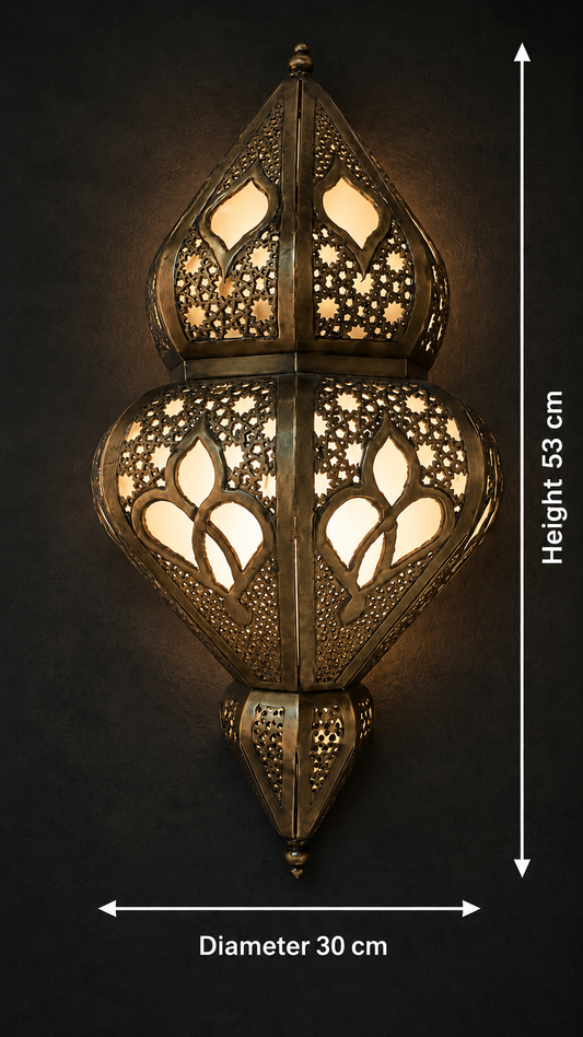 Topkapi Brass Wall Light