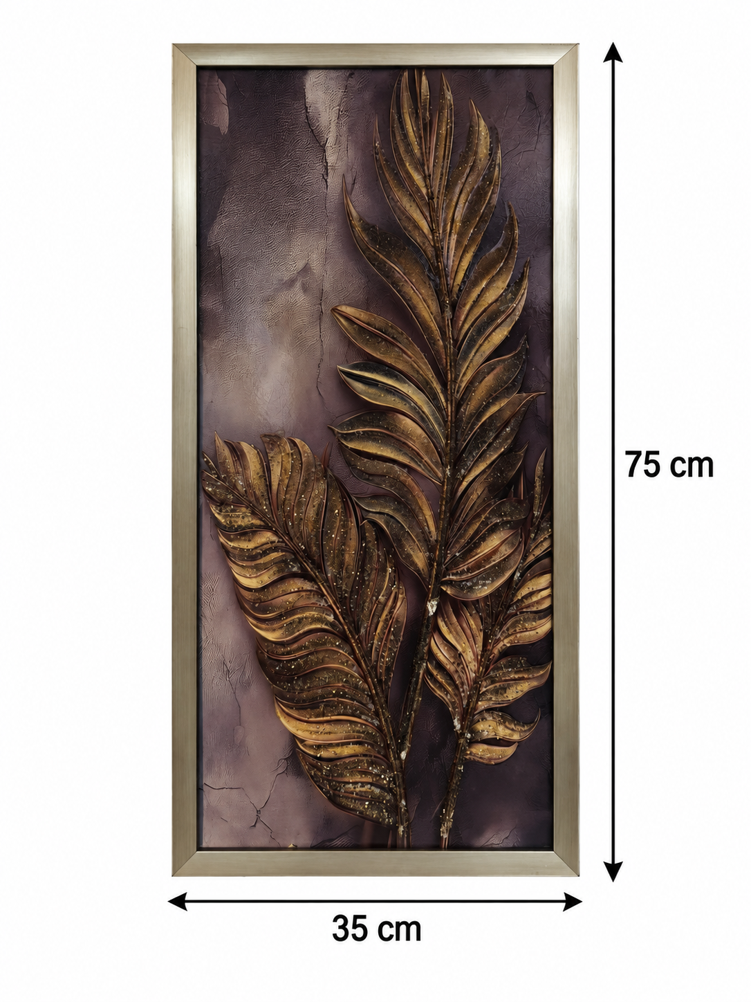 Bronze Botanical Elegance 3-in-1 Wall Art Frame
