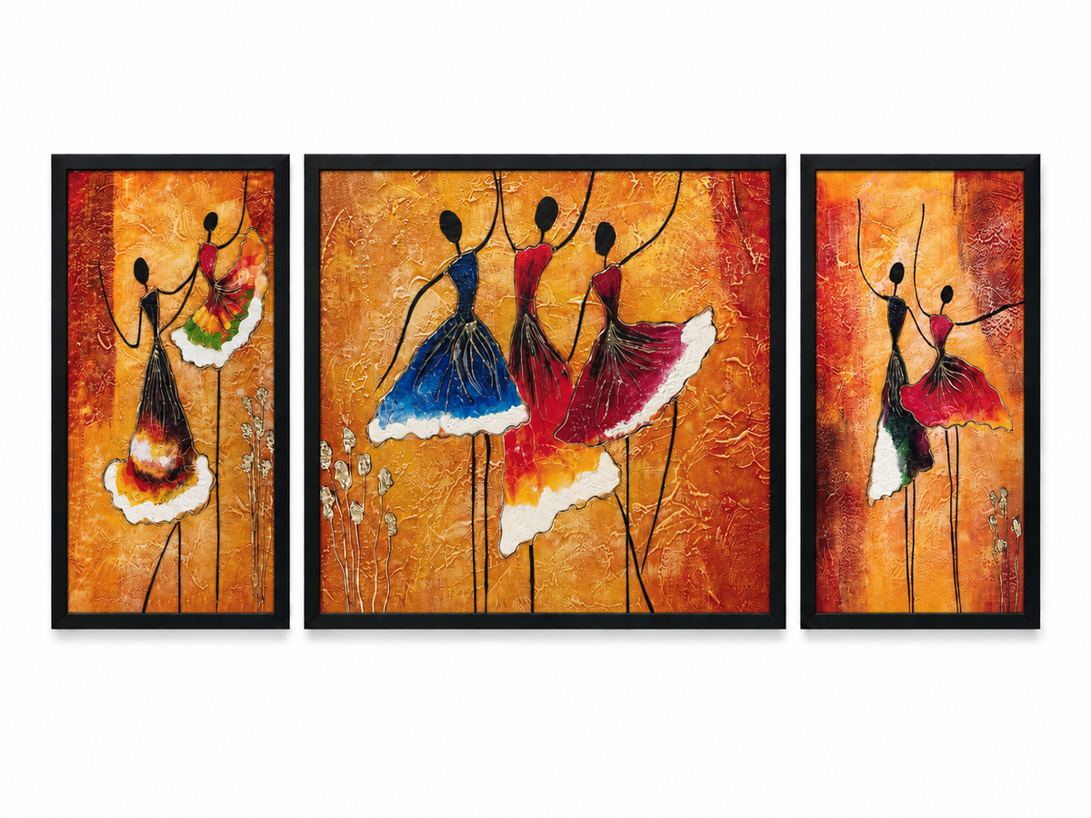 Rhythms of Elegance 3-in-1 Wall Art Frame
