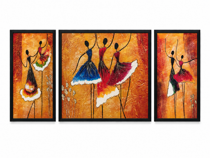 Rhythms of Elegance 3-in-1 Wall Art Frame