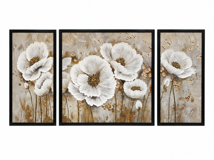 Ivory Bloom Harmony 3-in-1 Wall Art Frame