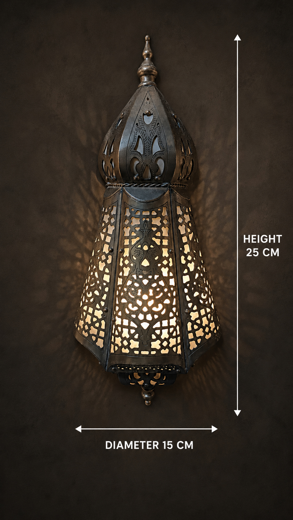 Sultan Arabesque Dome Wall Light
