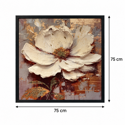 Bronze Ivory Bloom 3-in-1 Wall Art Frame