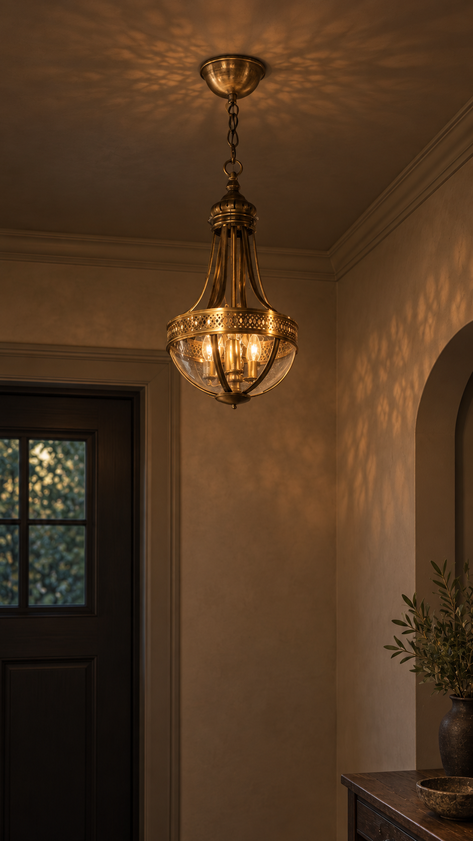 Ottoman Royal Lantern Turkish Brass Ceiling Light