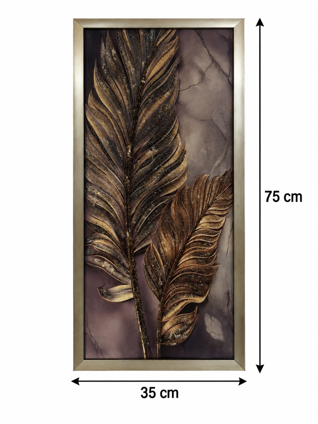 Bronze Botanical Elegance 3-in-1 Wall Art Frame