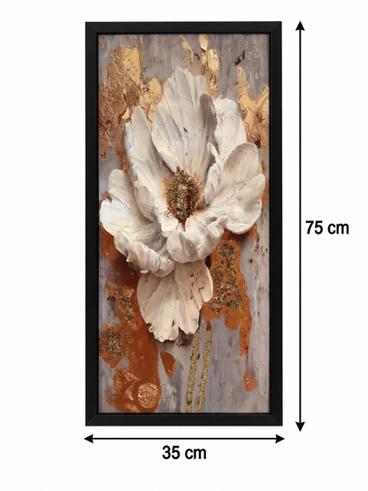 Bronze Ivory Bloom 3-in-1 Wall Art Frame