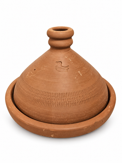 Traditional Moroccan Clay Cooking Tajine without Handle (Ds02)