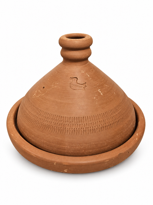 Traditional Moroccan Clay Cooking Tajine without Handle (Ds02)
